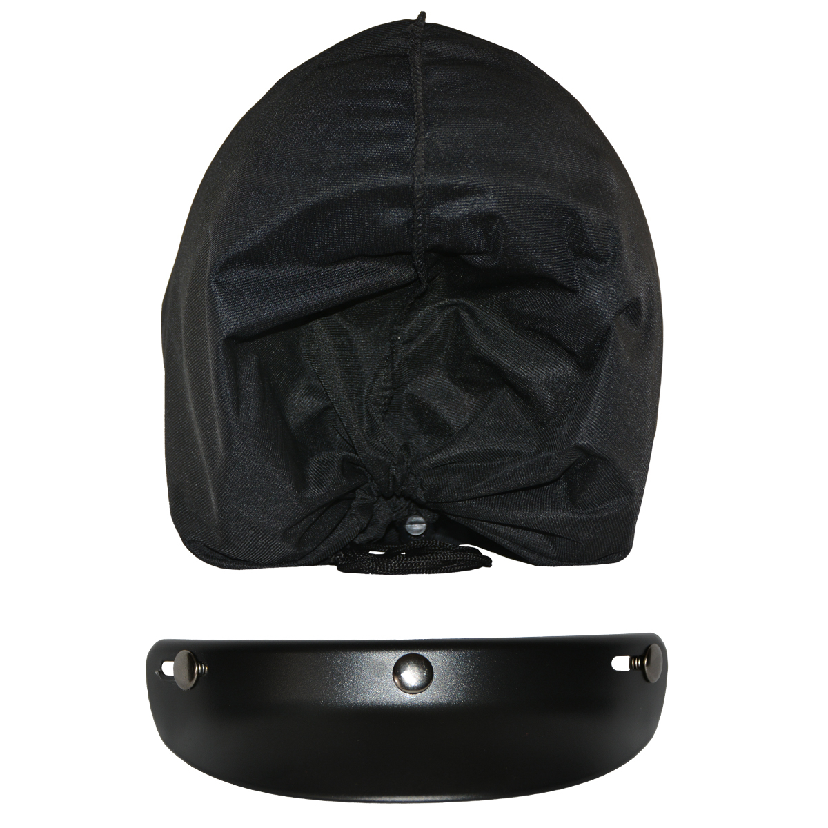 LEASURE OPEN FACE CE 22-05 GLOSS BLACK HELMET - 6