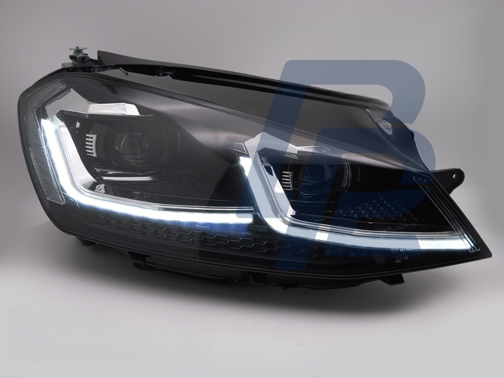 Headlights Full LED Silver Sequential DRL for VW Golf VII 2013–2017 - 3