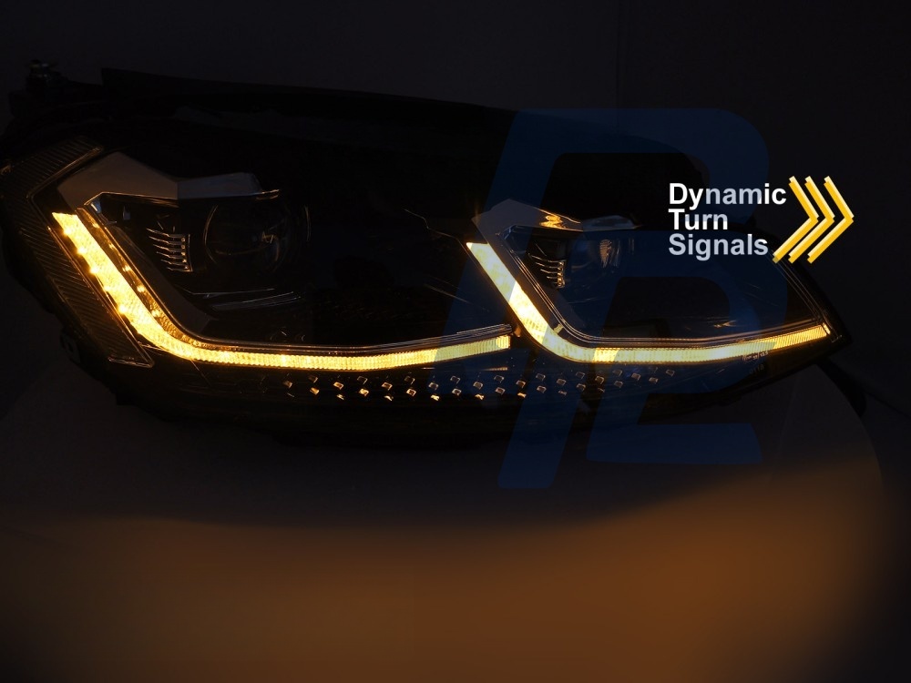 Headlights Silver LED Sequential DRL for VW Golf VII 2013–2017 - 4