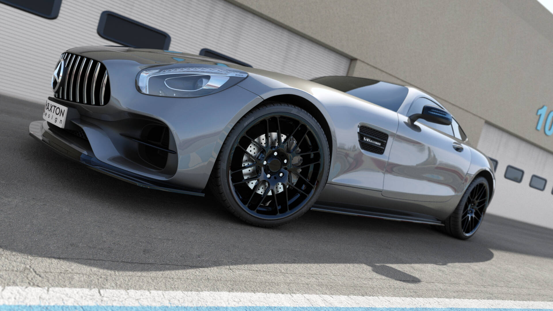 Side Skirts Diffusers Mercedes-AMG GT / GT S C190 Facelift - 3