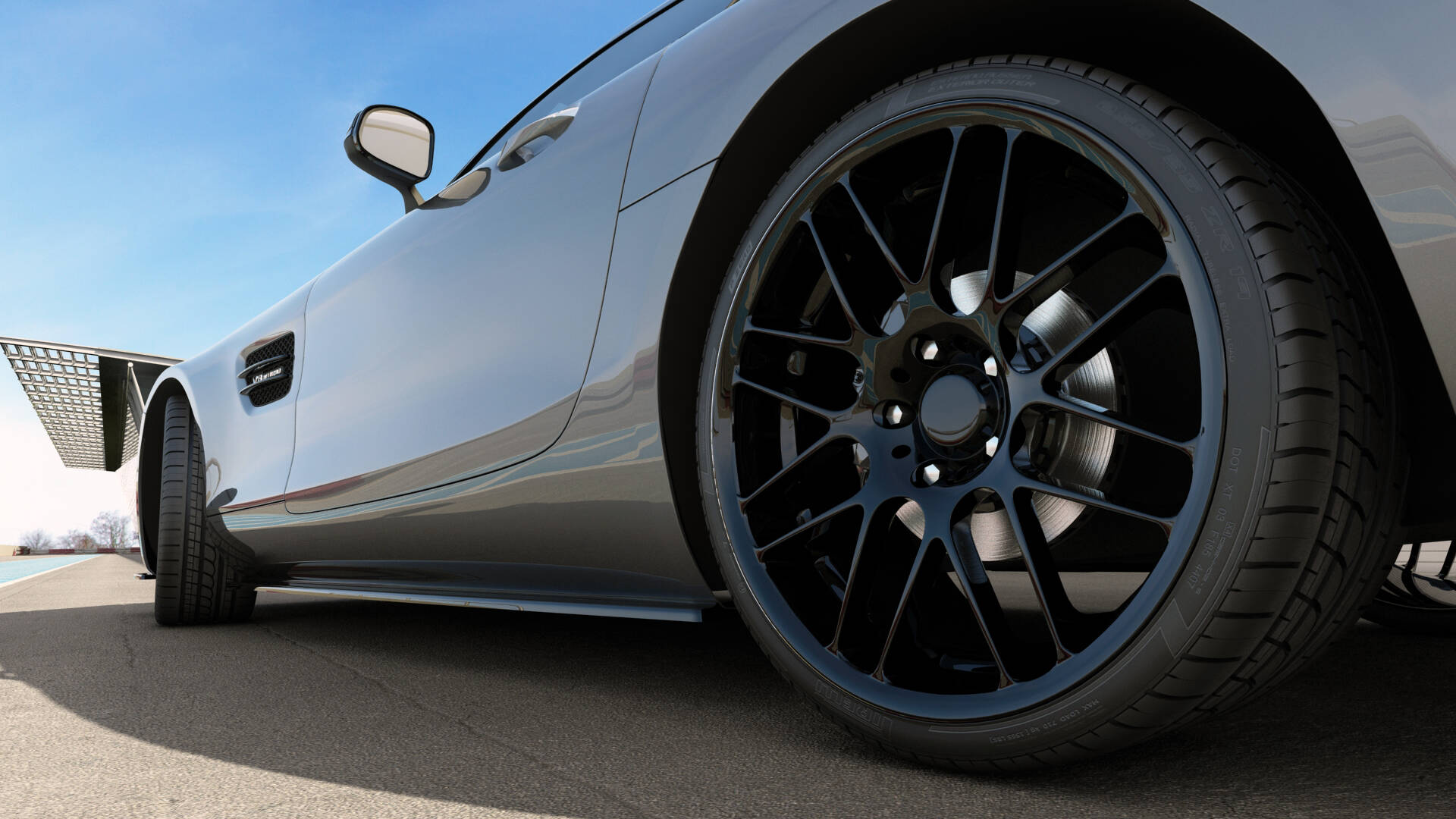 Side Skirts Diffusers Mercedes-AMG GT / GT S C190 Facelift - 5