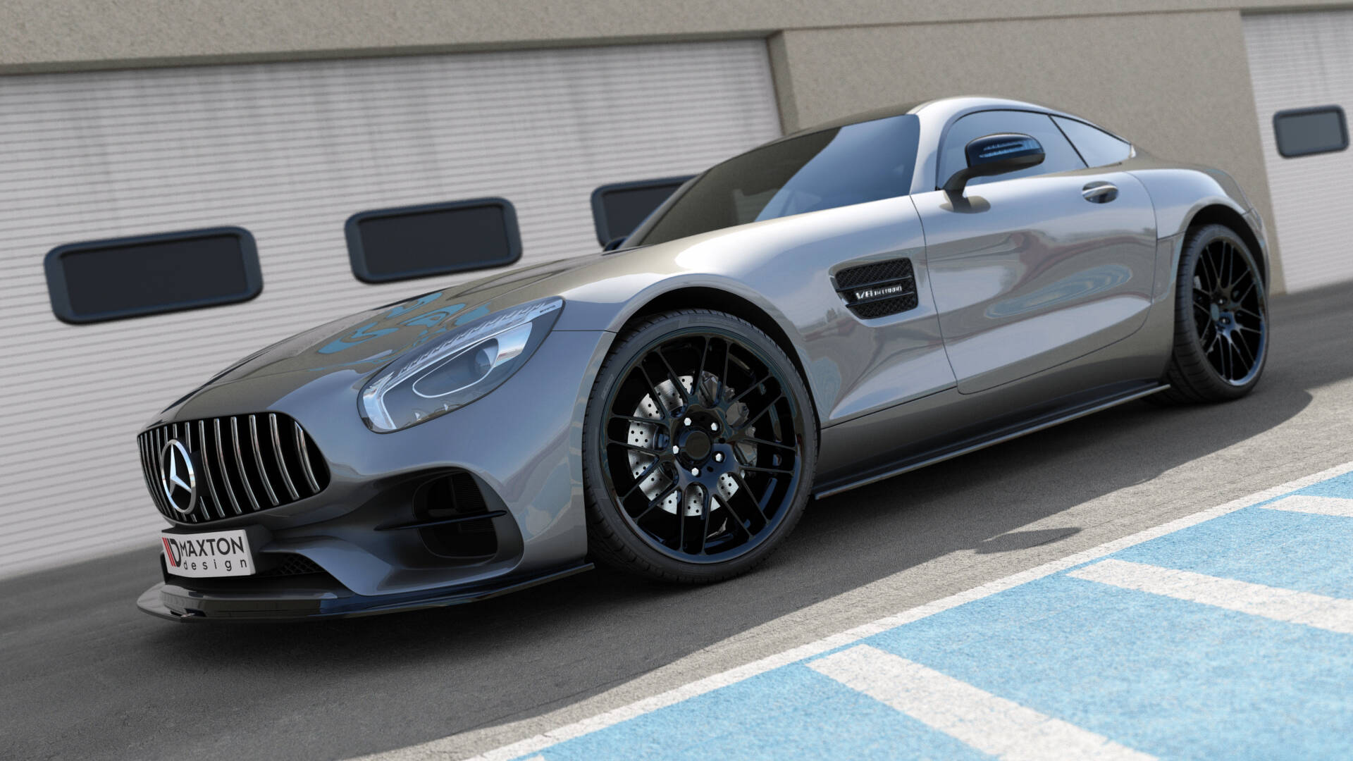 Side Skirts Diffusers Mercedes-AMG GT / GT S C190 Facelift - 2