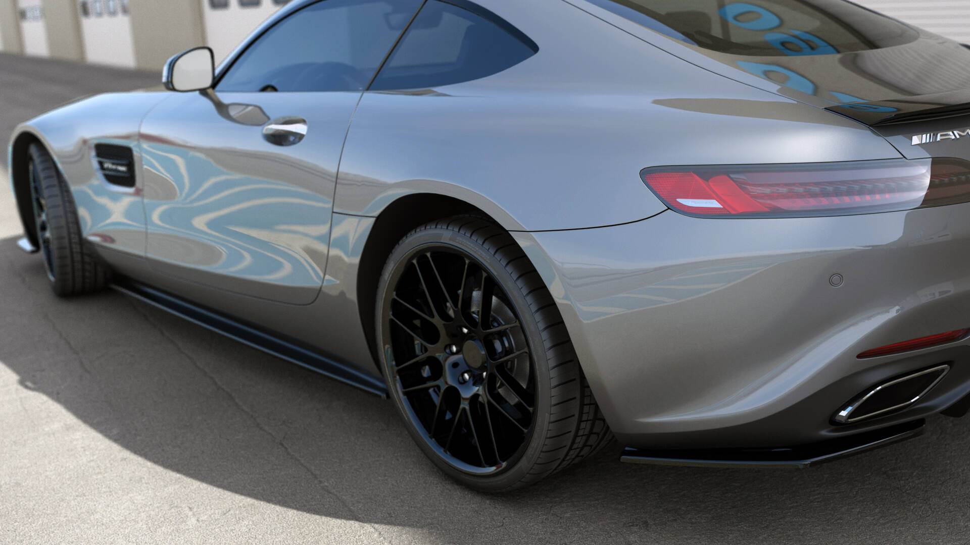 Side Skirts Diffusers Mercedes-AMG GT / GT S C190 Facelift - 4