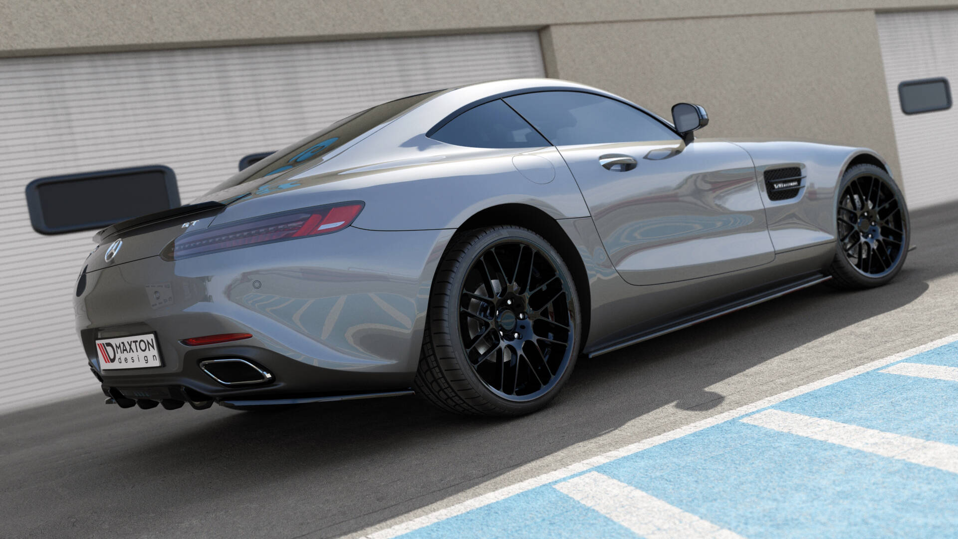 Side Skirts Diffusers Mercedes-AMG GT / GT S C190 Facelift - 8