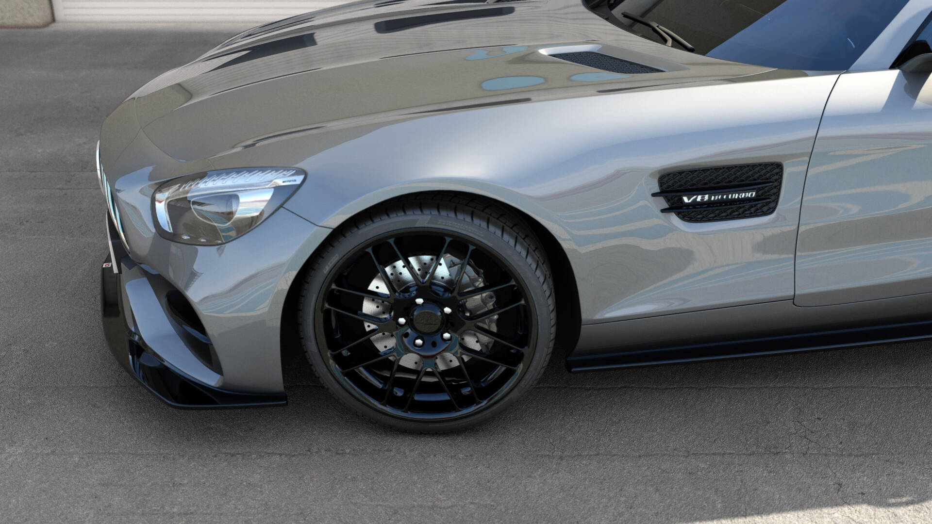 Side Skirts Diffusers Mercedes-AMG GT / GT S C190 Facelift - 6