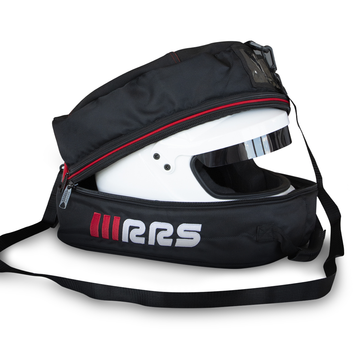 RRS PROTECT HELMET + HANS® BAG BLACK - 3