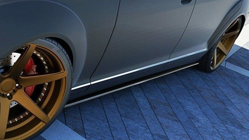 Side Skirts Diffusers Mercedes S-class W221 Long - 2