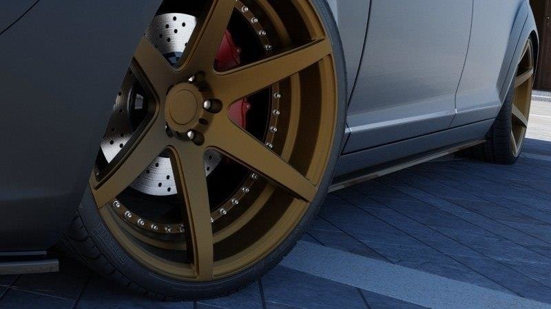 Side Skirts Diffusers Mercedes S-class W221 Long - 3