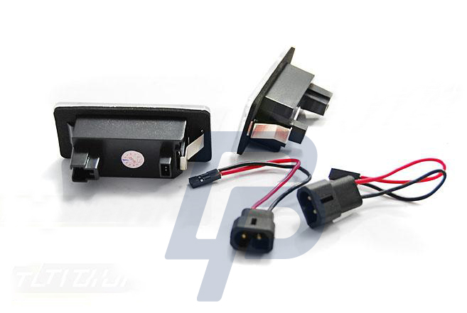 LICENSE LED LIGHTS BMW E90 E91 E92 E93 E39 E60 E61 E70 E71 E82 E88 LED CREE CLEAR - 3