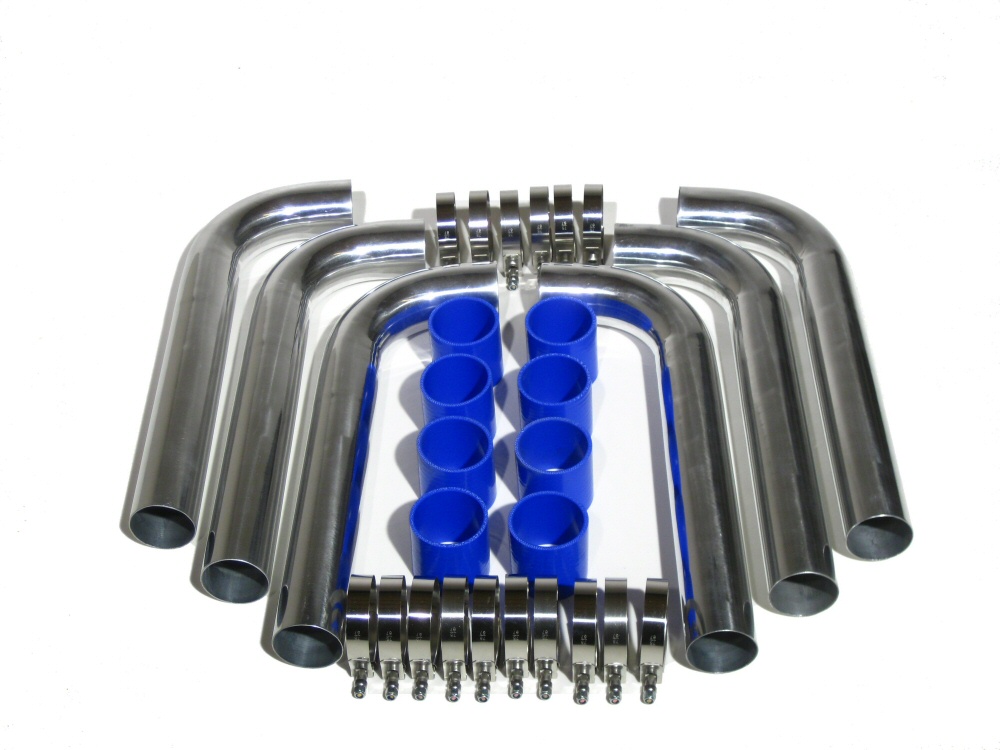 UNIVERSAL 2.5 INCH STAINLESS STEEL INTERCOOLER PIPING KIT - 2