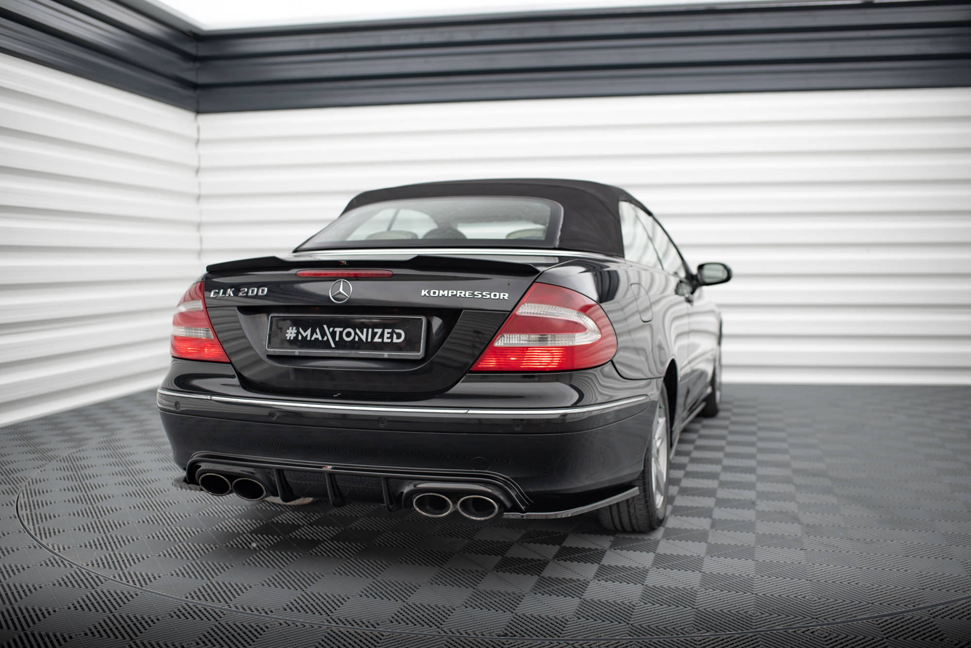 Rear Side Splitters V.2 Mercedes CLK W209 - 3