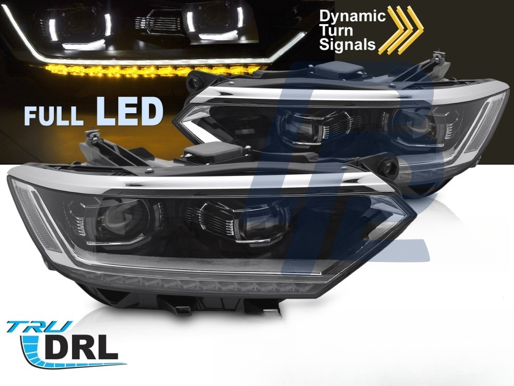Headlights Full LED Sequential DRL for VW Passat B8 2014–2019 - 4