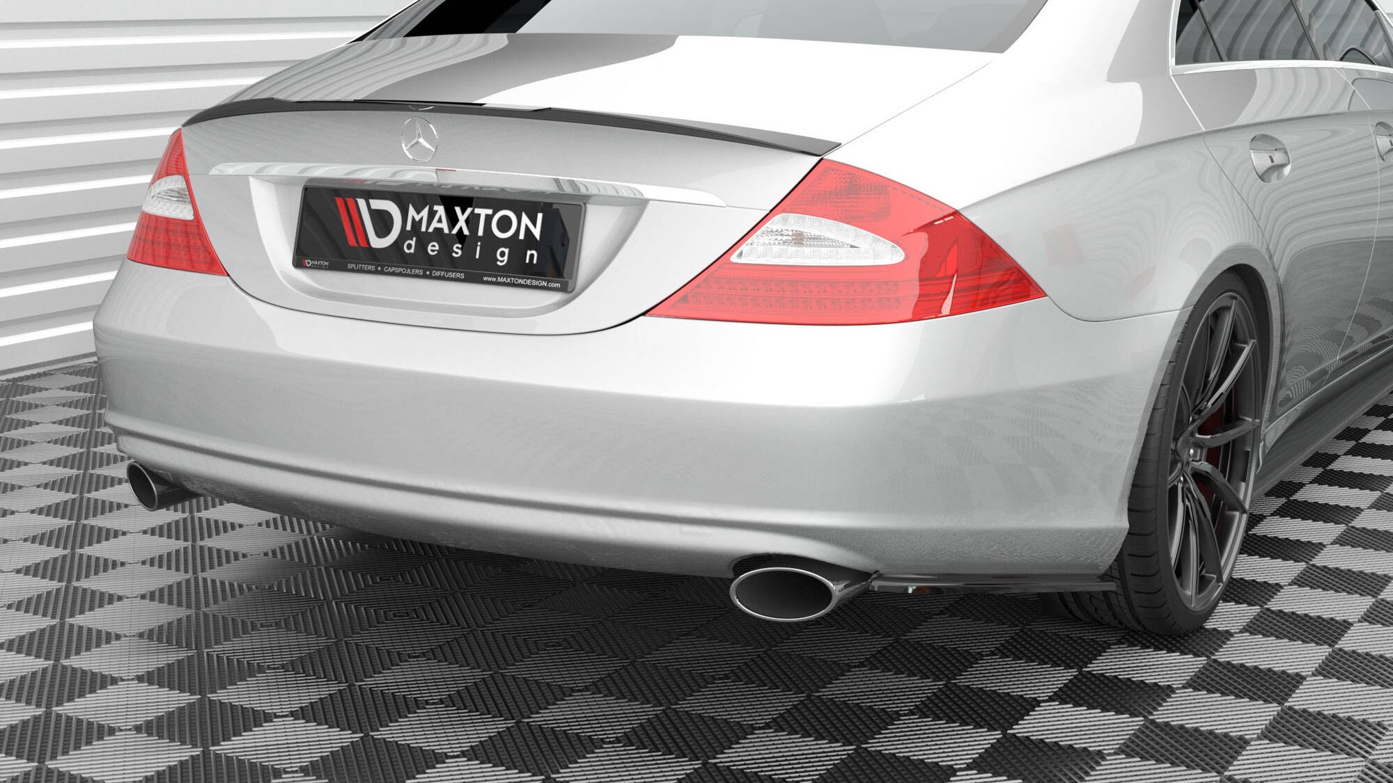 Rear Side Splitters Mercedes-Benz CLS C219 - 2