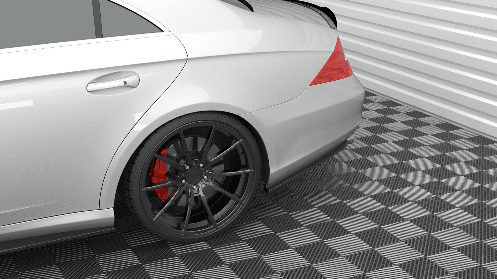 Rear Side Splitters Mercedes-Benz CLS C219 - 4