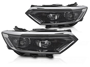STRÅLKASTARE FULL SEKVENTIELL LED DRL TILL VW PASSAT B8 2014-2019