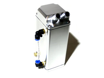 UNIVERSAL OIL CATCH TANK BLUE SQUARE + INSTALLATION MATERIAL