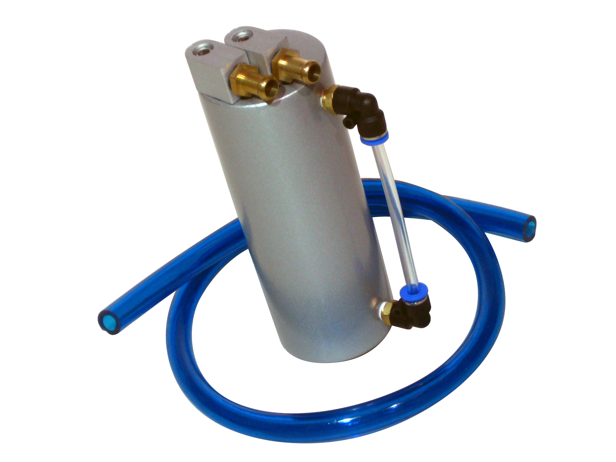 UNIVERSAL OIL CATCH TANK ROUND SMALL + INSTALLATION MATERIAL