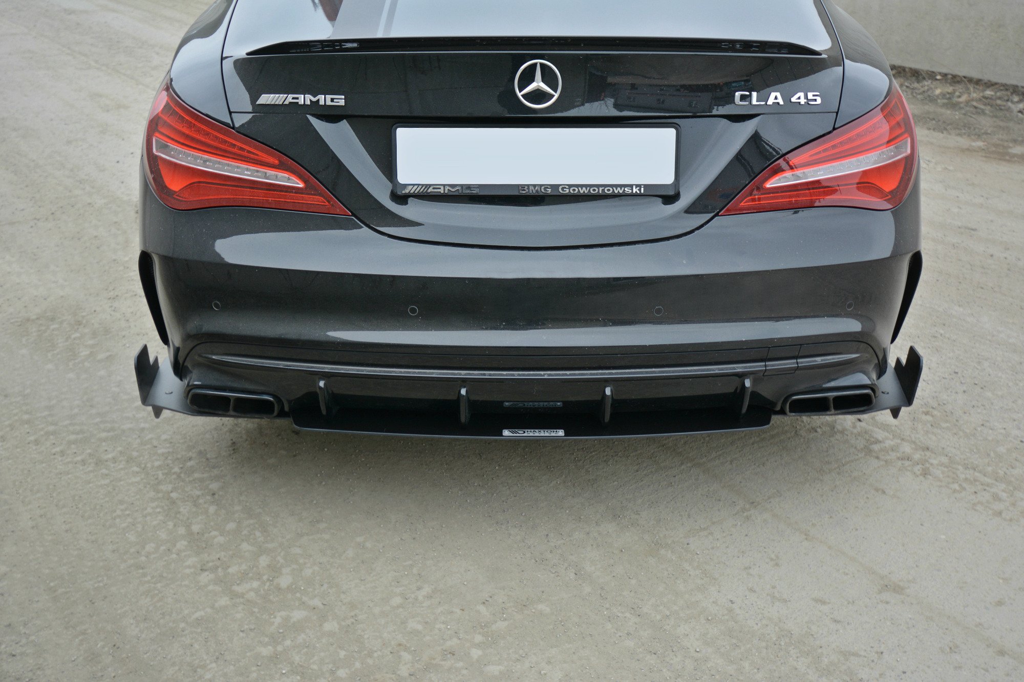 Racing Rear Side Splitters Mercedes CLA45 AMG C117 Facelift (2017-2019) - 2