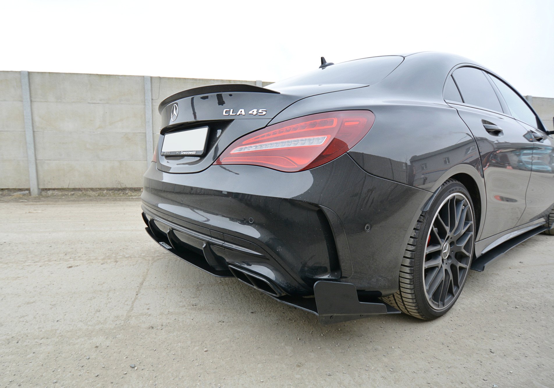 Racing Rear Side Splitters Mercedes CLA45 AMG C117 Facelift (2017-2019)