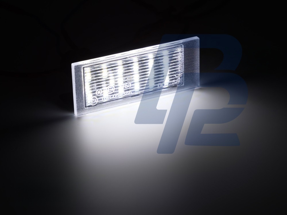 LED Number Plate Lights for Renault Clio 3 / Megane 2 / Laguna 2 / Master 2 / Opel Movano / Nissan Interstar - 4