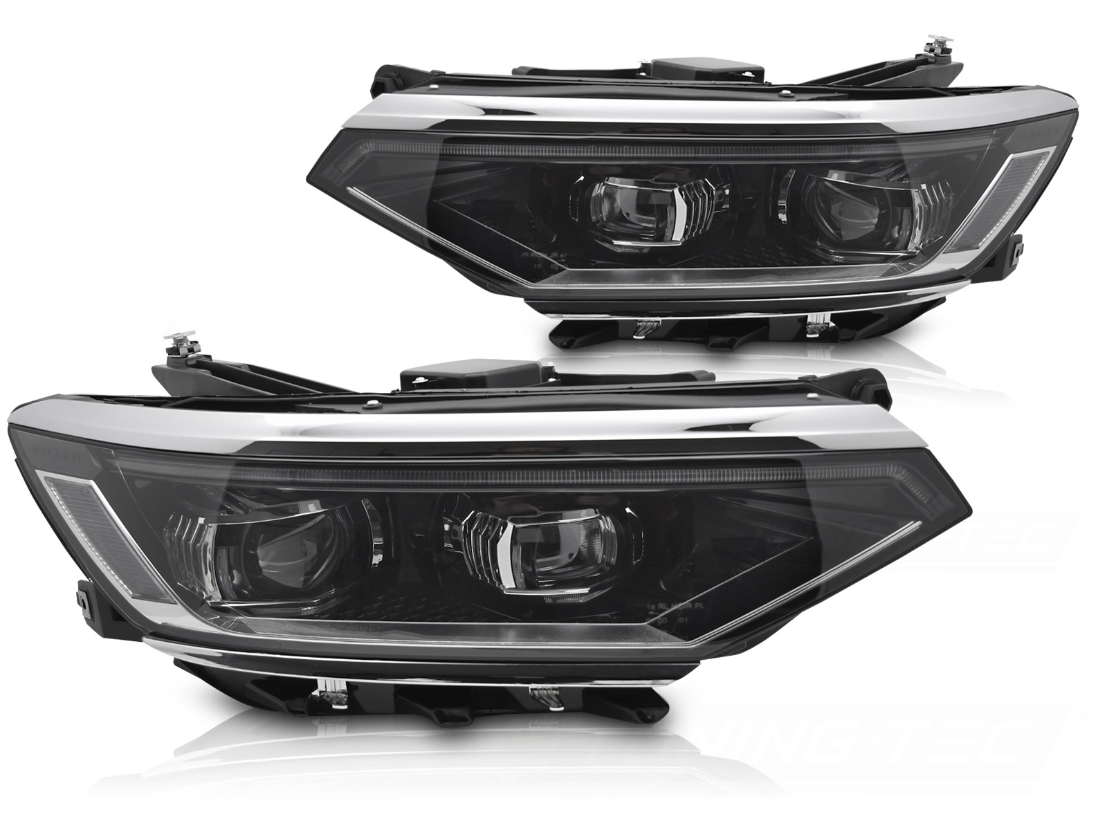 STRÅLKASTARE FULL SEKVENTIELL LED DRL TILL VW PASSAT B8 2019-2023
