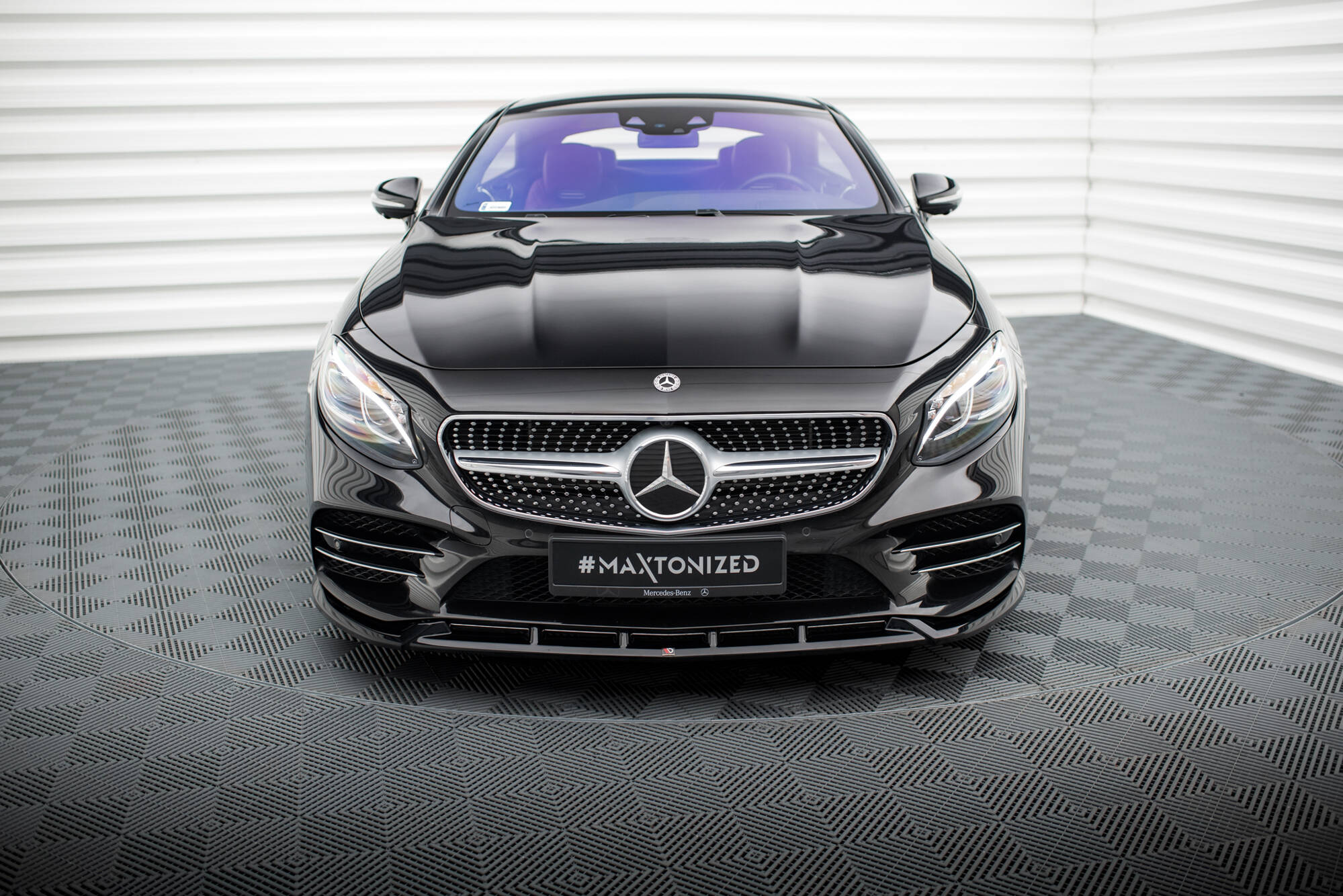 Front Splitter V.2 Mercedes-Benz S Coupe AMG-Line C217 Facelift - 2