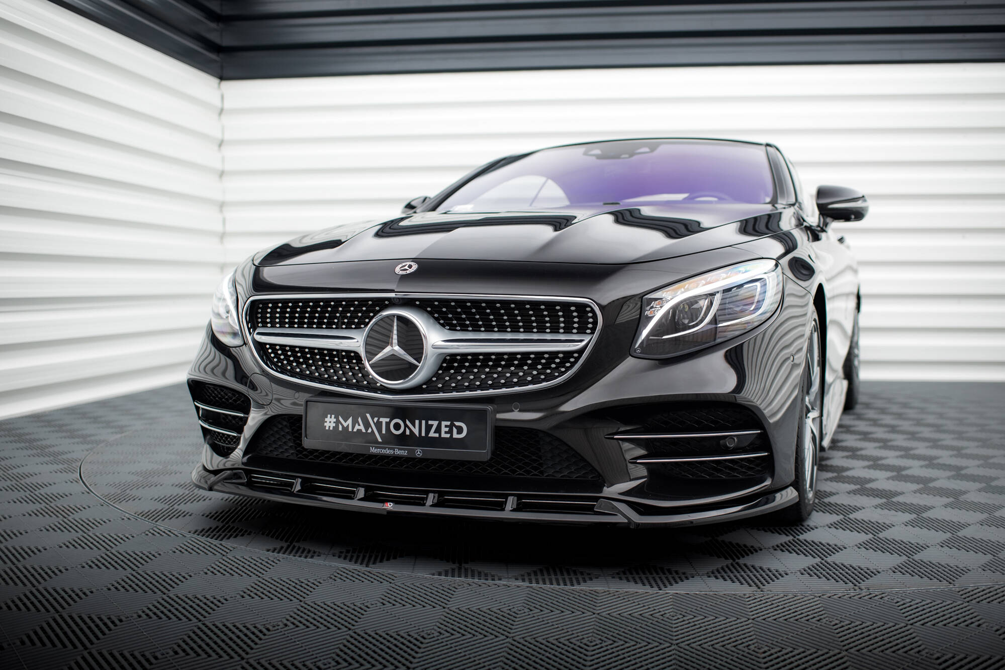 Front Splitter V.2 Mercedes-Benz S Coupe AMG-Line C217 Facelift - 4