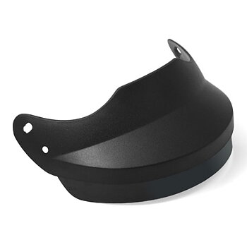 JET PEAK KIT WITH BOLTS AND PLATES - BLACK