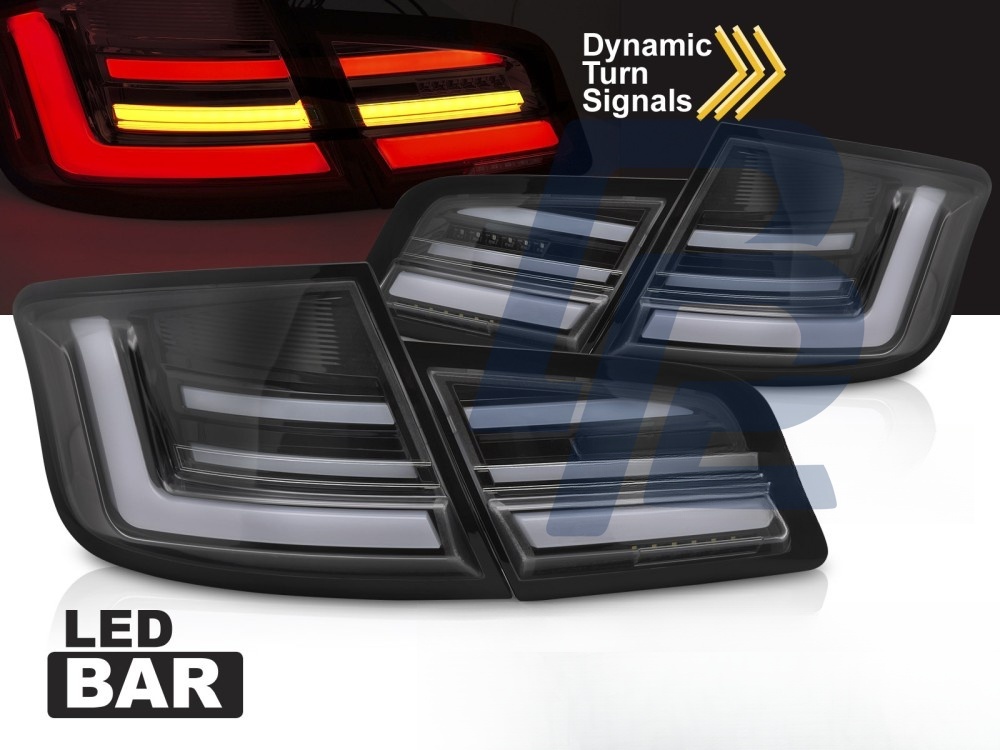 LED Bar Tail Lights Black Sequential for BMW F10 2010–2013 - 4