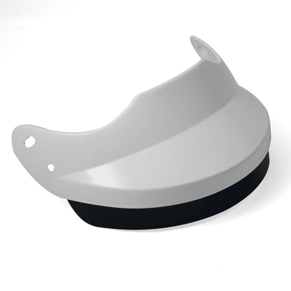 JET PEAK KIT WITH BOLTS AND PLATES - WHITE