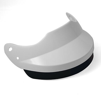 JET PEAK KIT WITH BOLTS AND PLATES - WHITE