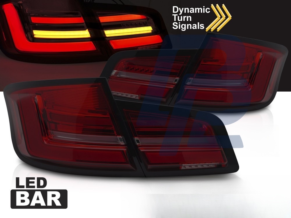 LED Bar Tail Lights Red/Smoked Sequential for BMW F10 2010–2013 - 3