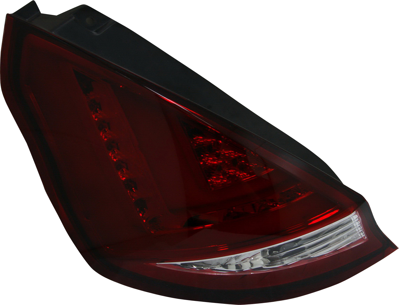 FORD FIESTA MK6 08-12 LED TAILLIGHTS SET RED/CLEAR