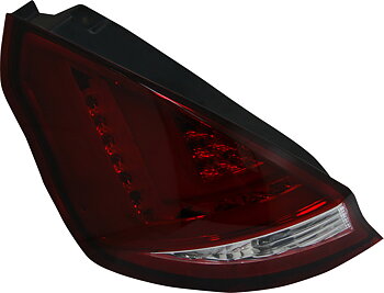 FORD FIESTA MK6 08-12 LED TAILLIGHTS SET RED/CLEAR