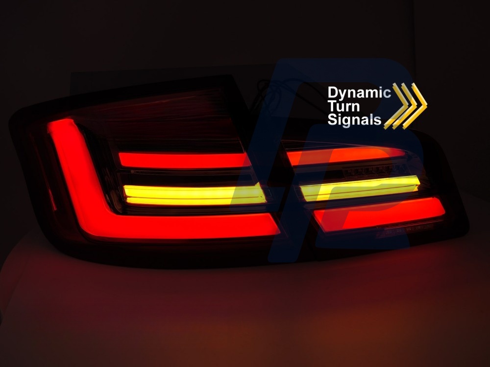 LED Bar Tail Lights Red/Clear Sequential for BMW F10 2010–2013 - 4