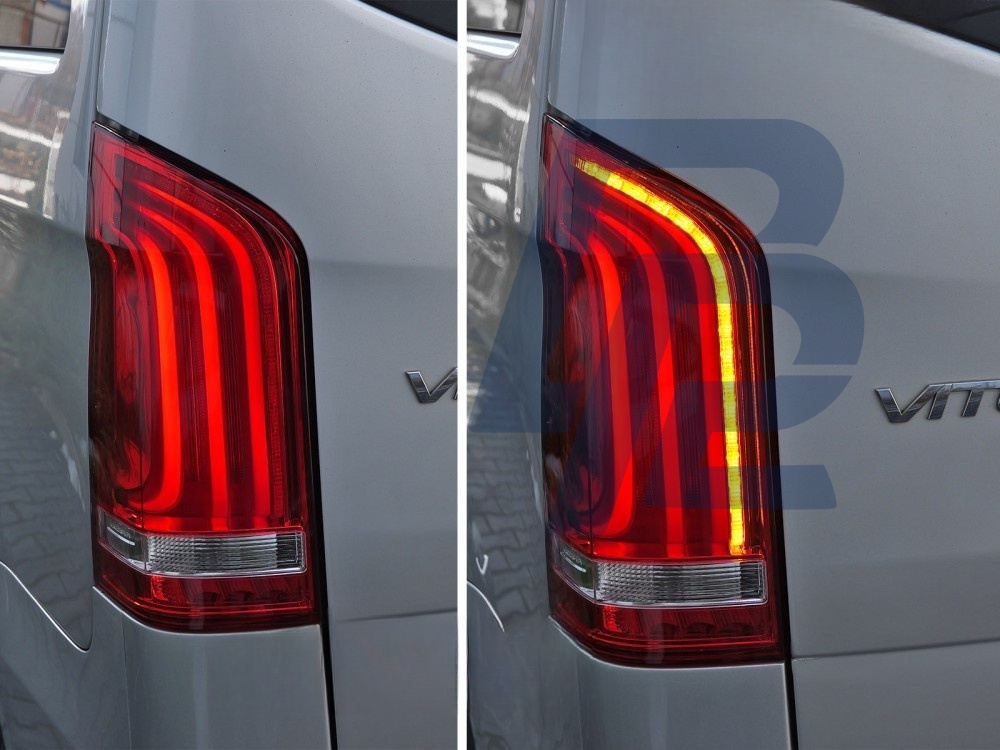 LED Bar Tail Lights Sequential for Mercedes Vito W447 2014–2023 - 9