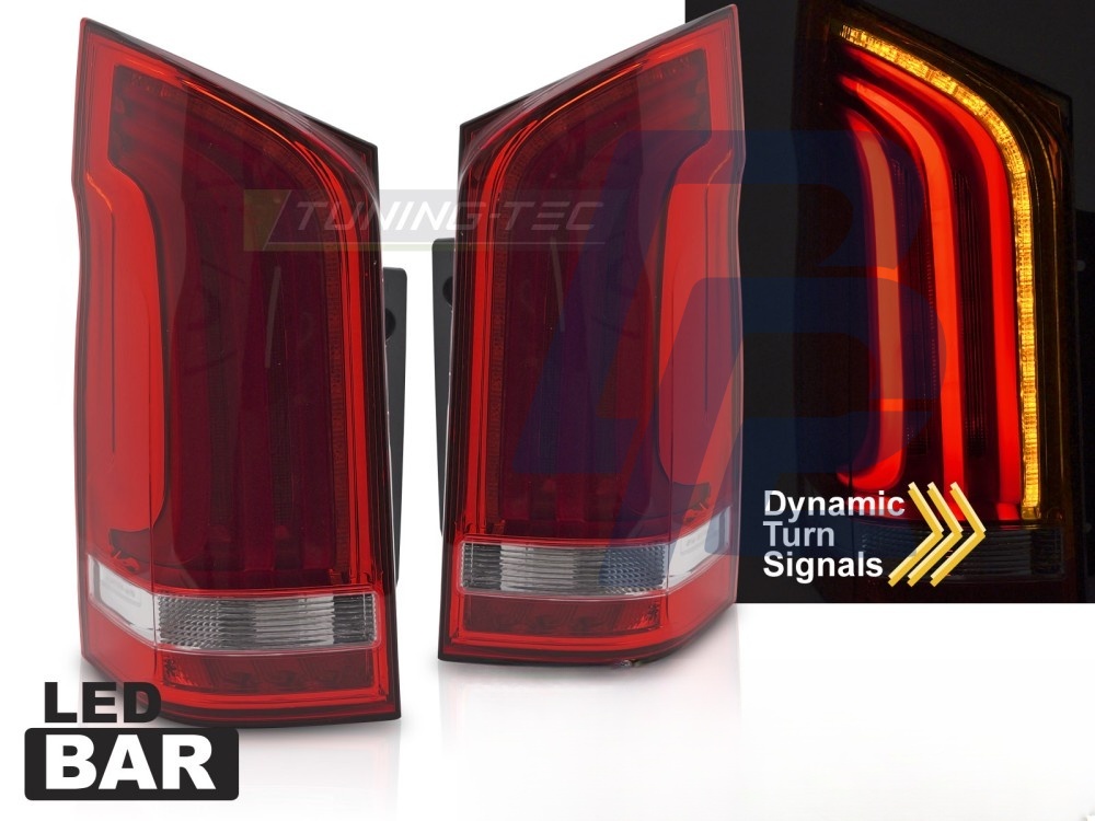 LED Bar Tail Lights Sequential for Mercedes Vito W447 2014–2023 - 4