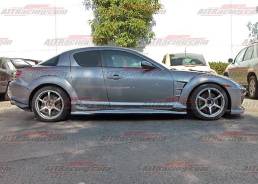 MAZDA RX8 03-09 MAZDASPEED STYLE FRÄMRE SKÄRM SET [AIT] - 3