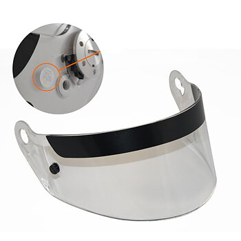CLEAR VISOR FOR RRS FULL FACE HELMET