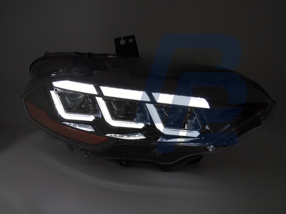 Headlights Full LED Sequential DRL for Ford Mustang 2018–2022 - 2