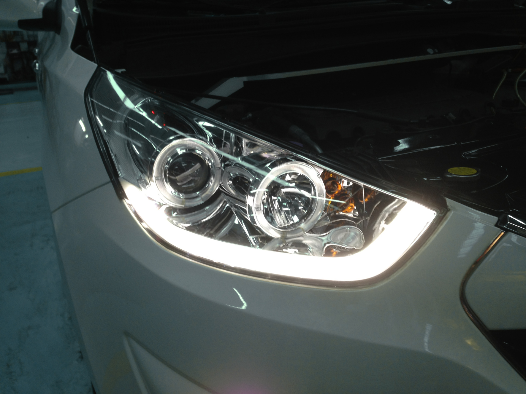HYUNDAI IX35 10+ HEADLIGHTS SET CLEAR