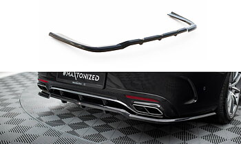 Central Rear Splitter (Vertical Bars) Mercedes-Benz S Coupe AMG-Line C217 Facelift