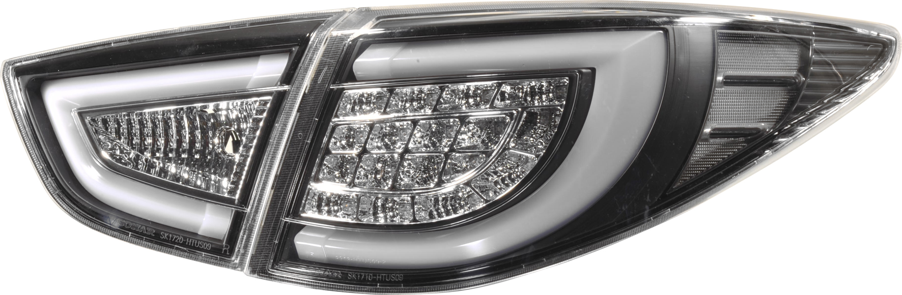 HYUNDAI IX35 10+ LED TAILLIGHTS SET BLACK