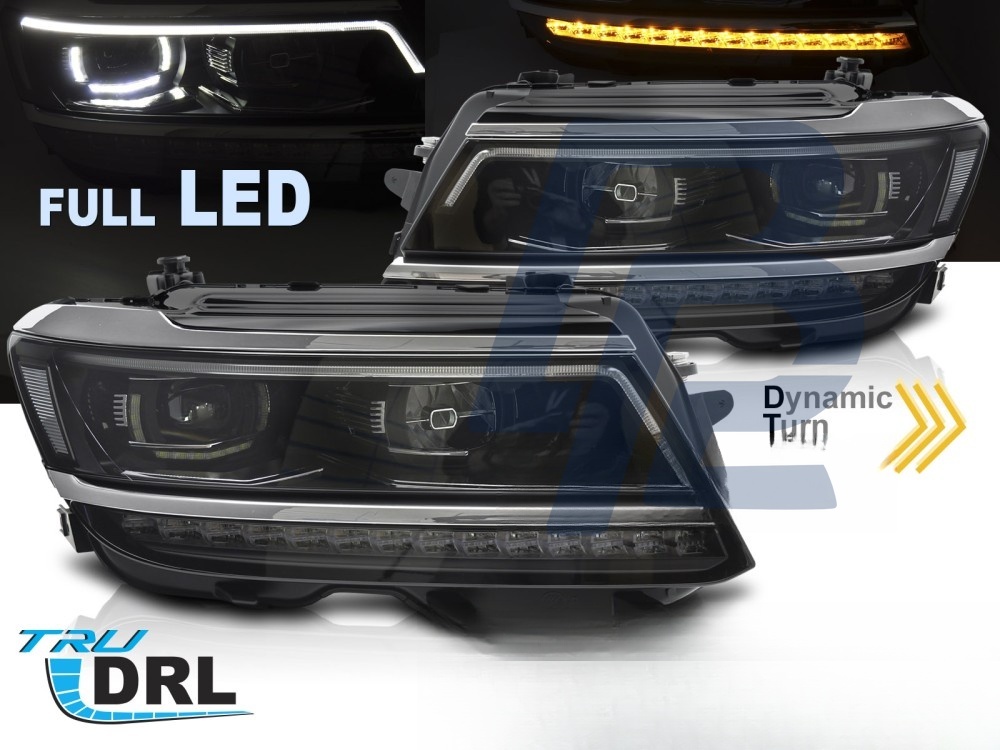 Headlights Full LED Sequential DRL for VW Tiguan II 2015–2020 - 6