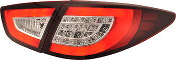 HYUNDAI IX35 10+ LED TAILLIGHTS SET RED/CLEAR