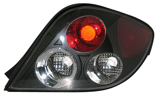 HYUNDAI COUPE/TIBURON 03-05 BLACK TAILLIGHTS - 2