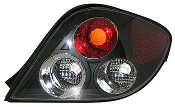HYUNDAI COUPE/TIBURON 03-05 BLACK TAILLIGHTS