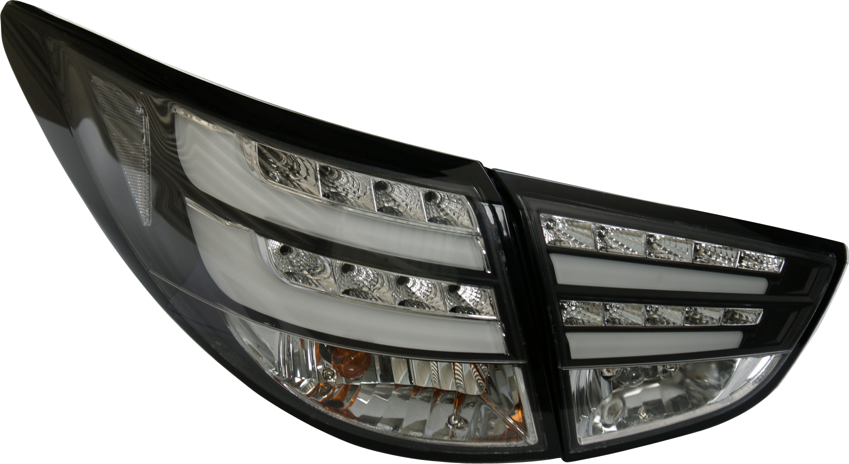 HYUNDAI IX35 10+ LED TAILLIGHTS SET BLACK