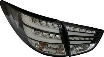 HYUNDAI IX35 10+ LED TAILLIGHTS SET BLACK
