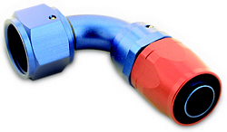 UNIVERSAL AN HOSE FITTING MODEL AN8 90 DEGREES END